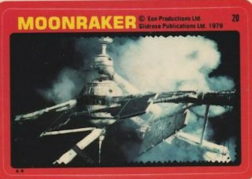 Moonraker james bond sticker - james,