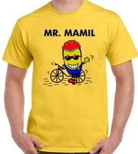 Cycling T-Shirt MR. MAMIL Mens Funny Fathers Day Gift Mountain Bike BMX MTB