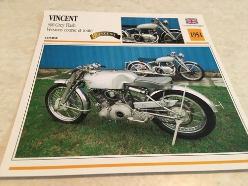 Vincent 500 grey flash - vincent,