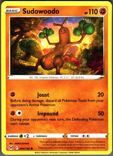 Sudowoodo 094 196 common lost - 094/196,