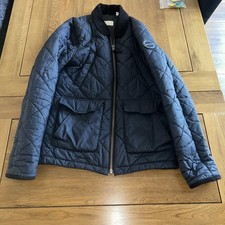 Jack Wills Blue Quilted Coat