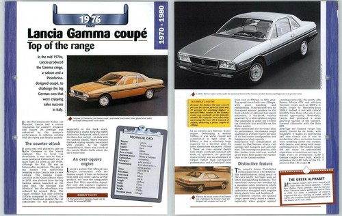 Lancia gamma coupe 1970 - lancia,