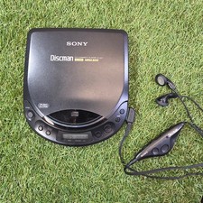 Vintage Sony D-223 Discman Personal Walkman CD Player & RM-DM12 Remote Earphones