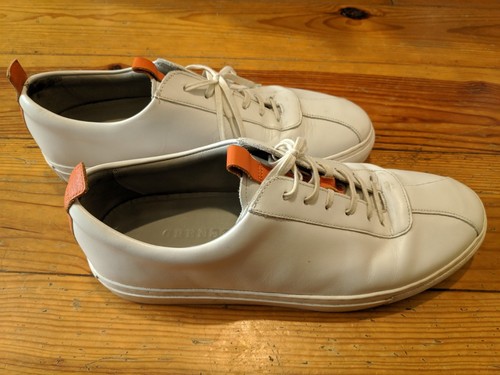 Grenson men white - white, leather