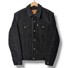 Levis Black Sherpa Jacket Mens
