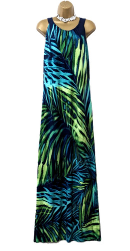 Wallis blue lime - lime, palm