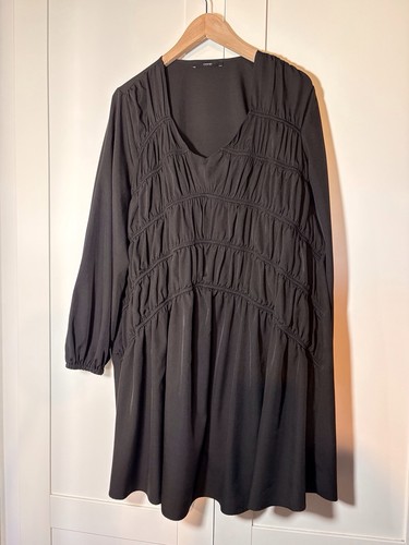 George black smock dress size - smock,