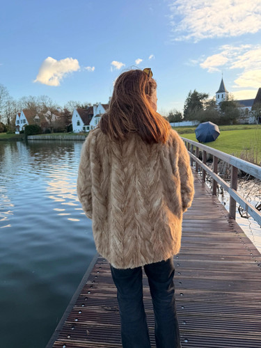 Vintage beige mink - vintage, jacket