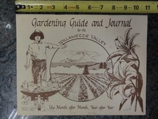 Gardening Guide and Journal for the Willamette Valley Oregon Calendar 1980