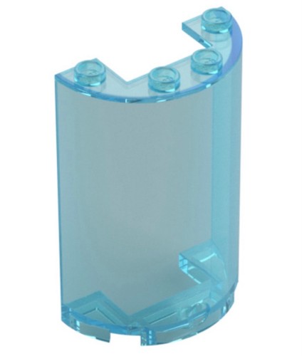 Lego cylinder half x - cylinder, 2
