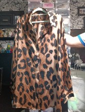 Gorgeous Satin leopard blouse