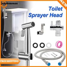 Toilet Bidet Sprayer Set With Hose Handheld Spray Gun High Pressure Bathroom Kit