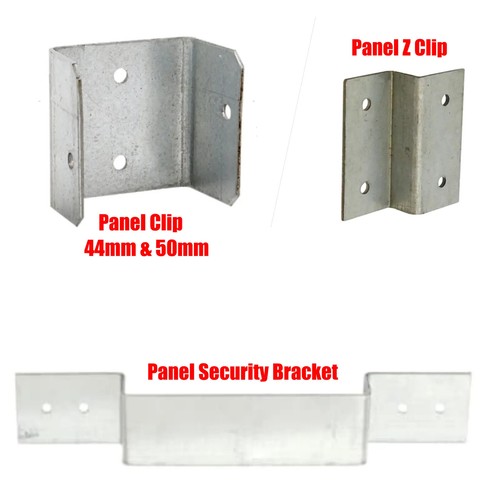 Fence panel security bracket - fence,
