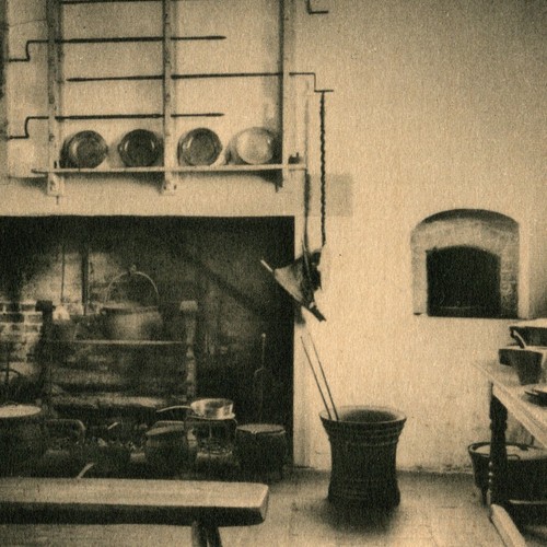 Vintage 1930s fireplace and - vintage,