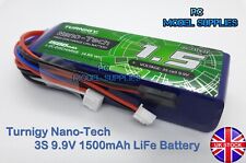 TURNIGY Nano Tech LiFe 1500mah 3S 9.9v Transmitter Battery Pack Futaba Taranis +