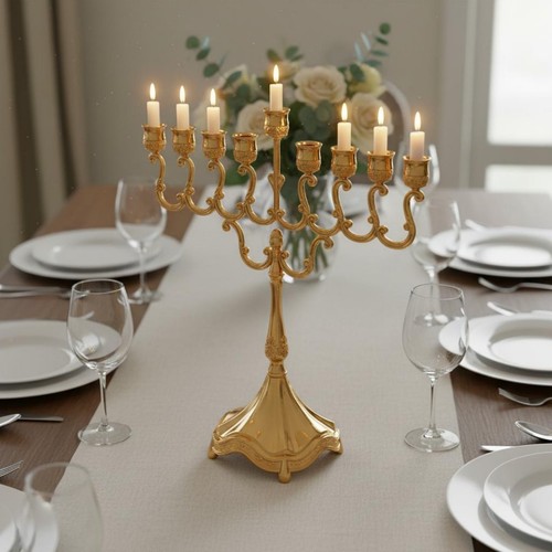Arm candelabra wedding - 9-arm,