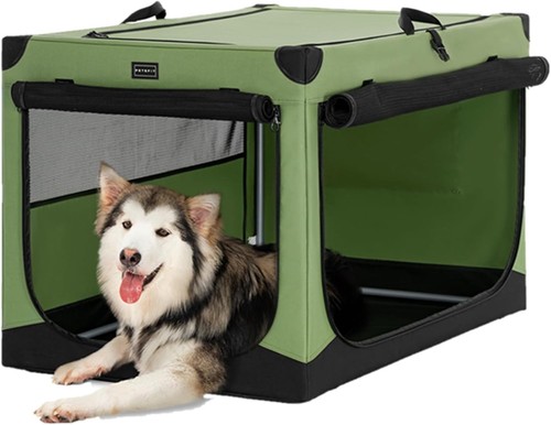 Foldable soft dog crate - foldable,