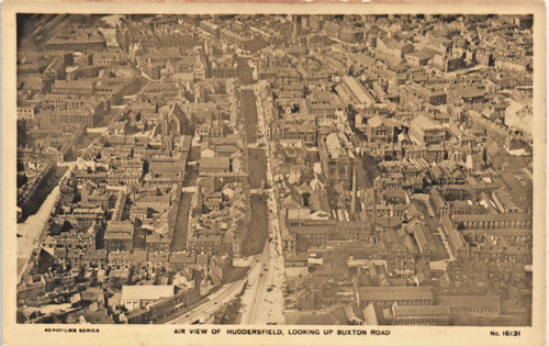 Huddersfield aerial view - huddersfield.,