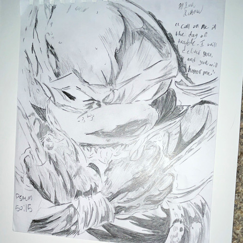 Signed ooak original pencil - original,