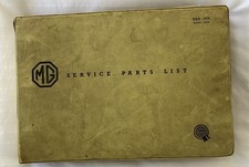 MGB Service Parts List AKD3227. Rare First Edition Published by BMC April 1962