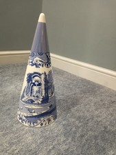 Spode Blue Italian Christmas Decorative Topiary 35cm high - Boxed