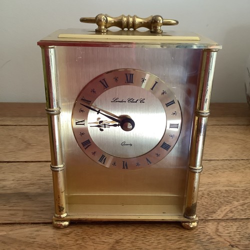 London clock quartz brass - london,