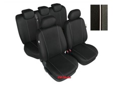 Tailored Black Fabric Seat