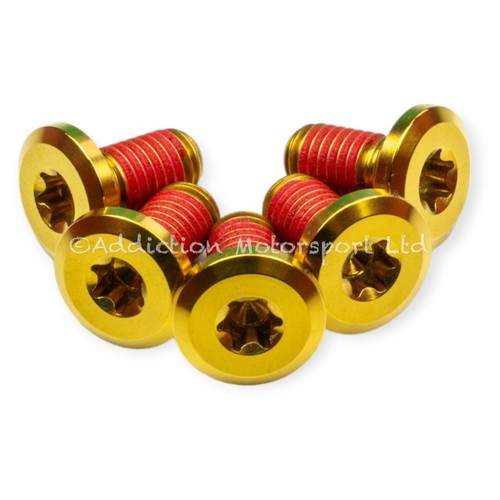 Gold titanium rear disc - gold,