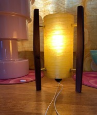 Vintage 1960s Retro Spun Fibreglass Rocket Lamp Table Lamp