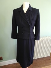 1940s Navy Blue Suit