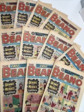 11 x BEANO COMICS  Bundle 1984 - Vintage 80s Nostalgia - Dennis the Menace