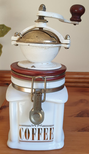 Vintage retro coffee - coffee, grinder