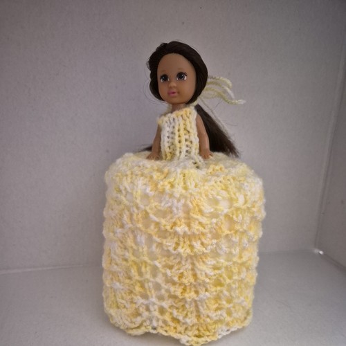 Retro toilet roll - cover, doll