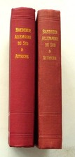 Baedeker Allemagne du Sud et Autriche 1888 and 1893