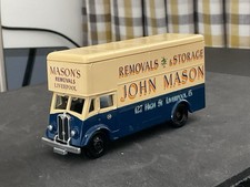 Lorry kit Guy Vixen 4w pantechnicon with white metal wheelmetal wheels