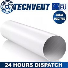 4" 5" 6" 8" Plastic Round Duct Pipe Fitting Extractor fan Kitchen Bath Toilet