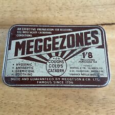 Vintage Meggezones Tin