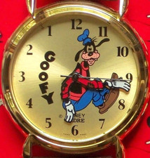 Disney Goofy Backwards Watch! Rare! Retired! New!