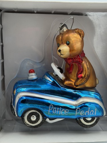 Mercury glass teddy bear - mercury, in