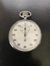 WWII Military Issue Swiss Stopwatch Fab. Suisse - #3201