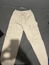 Men’s Beige Cargos In Size