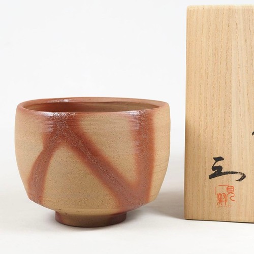 Bizen ware tea - bizen, bowl