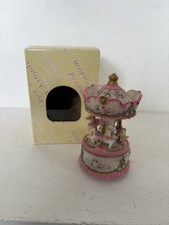 Vintage Carousel Horse Music Box Melody-Magic Flute By Music Box Kingdom Boxed