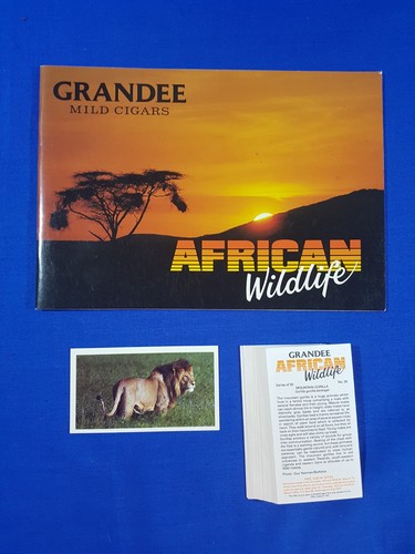 Grandee cigar cards african - grandee,