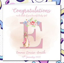 Personalised New Baby Card