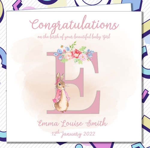 Personalised new baby - personalised,