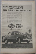 1963 Riley One Point Five Original advert No.1