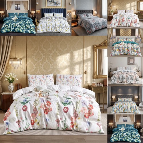 Luxury printed floral duvet - luxury,