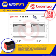 Brake Pads Set fits DAIMLER