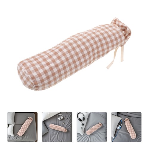 Khaki cotton neck roll - cotton,